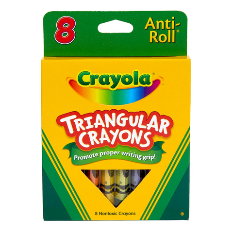 Crayola Triangular Crayons, 8 count