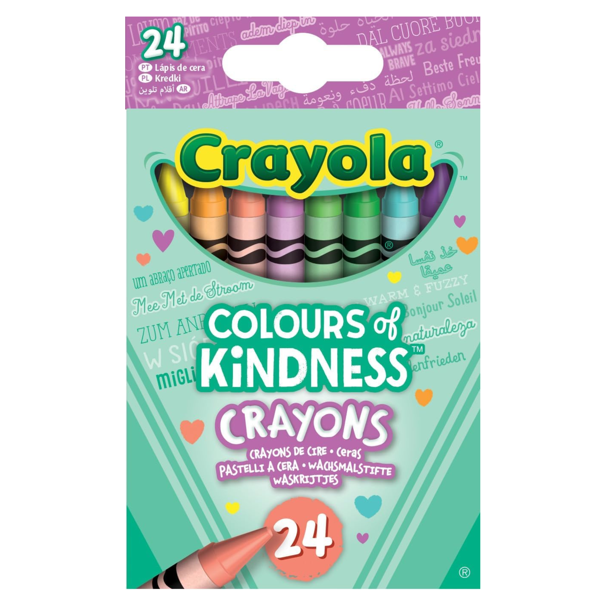 Crayola Colors of Kindness Crayons, 24 Count