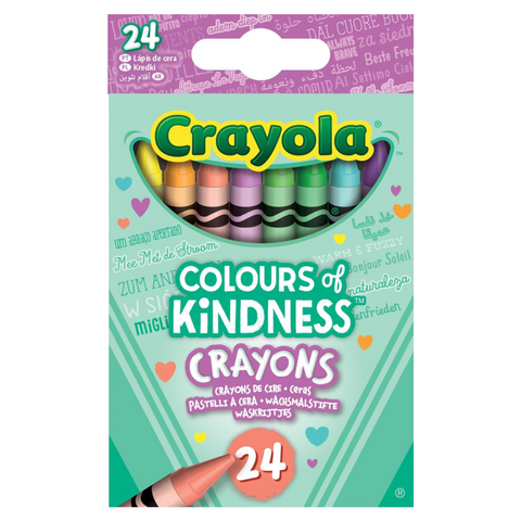 Crayola Colors of Kindness Crayons, 24 Count