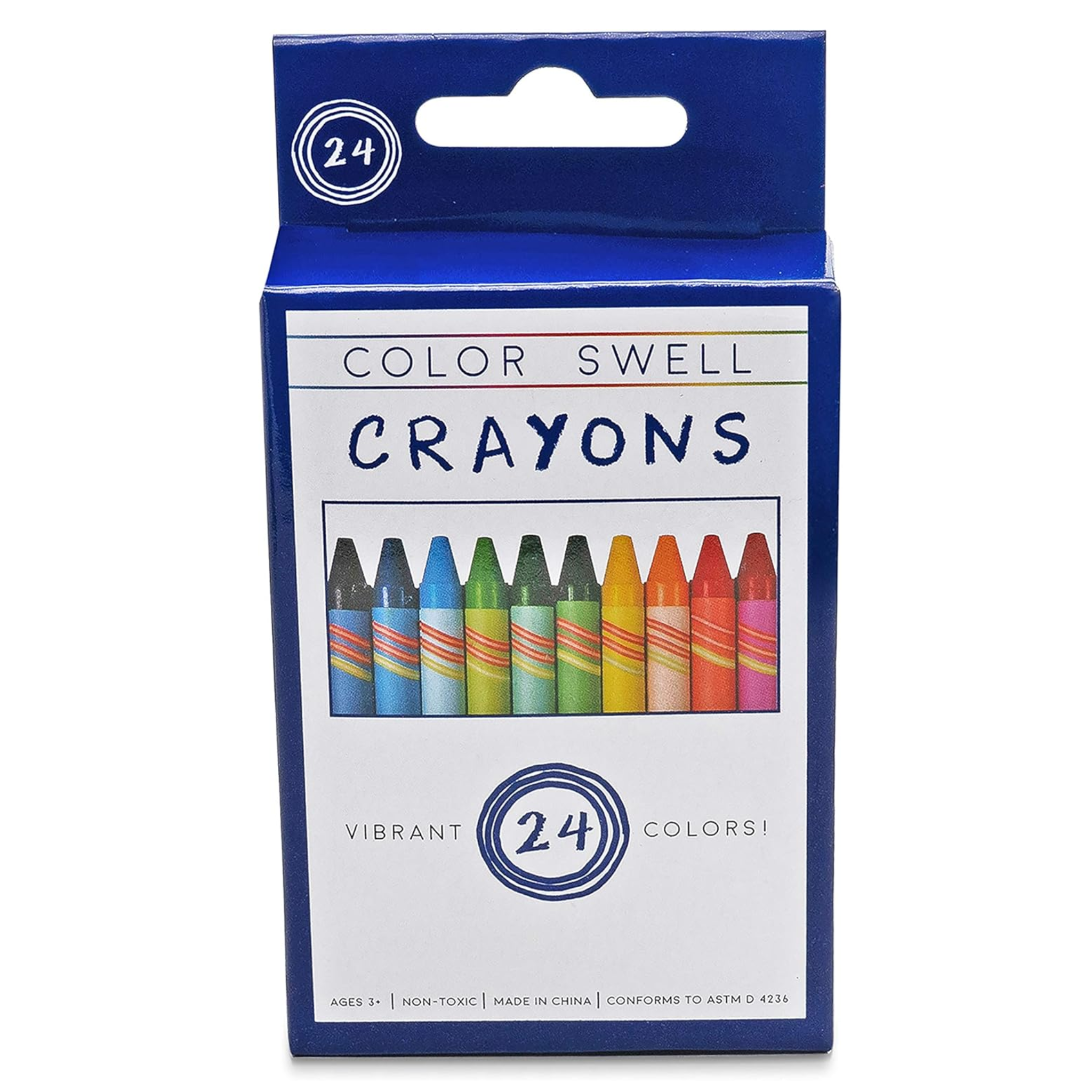 Color Swells 24 Pack Crayons