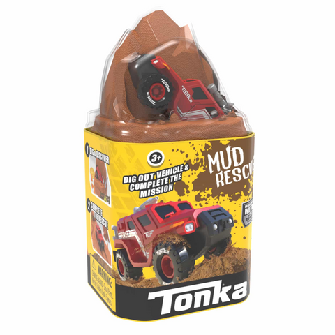Tonka Mud Rescue Red Truck