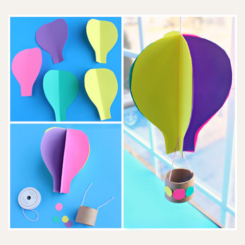 [Fun-in-a-Box Activity] 3D hot air balloon