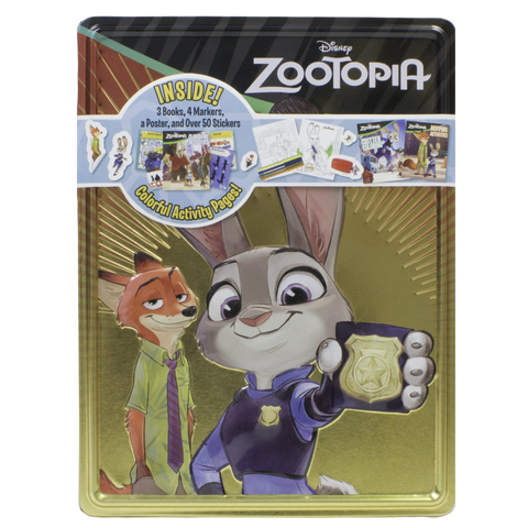 Zootopia Activity Tin