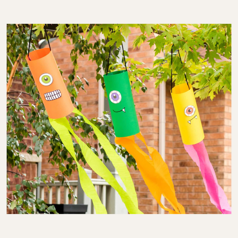 [Fun-in-a-Box Activity] Monster windsock