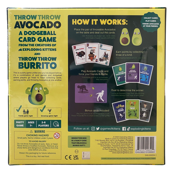 Throw Throw Avocado